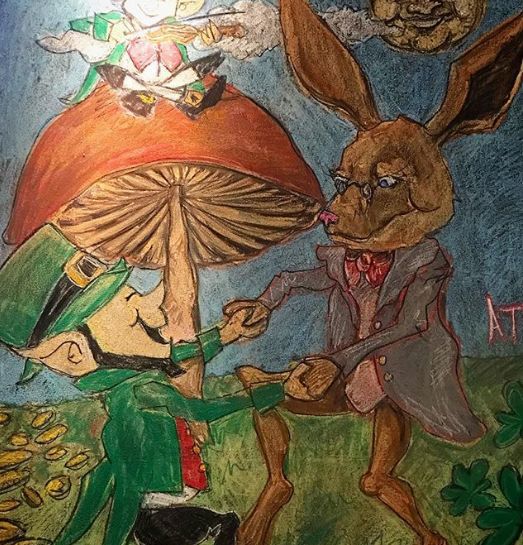 Chalk art